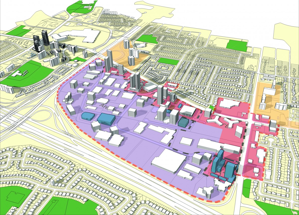 1-3D Rendering of Study Area (DTAH)